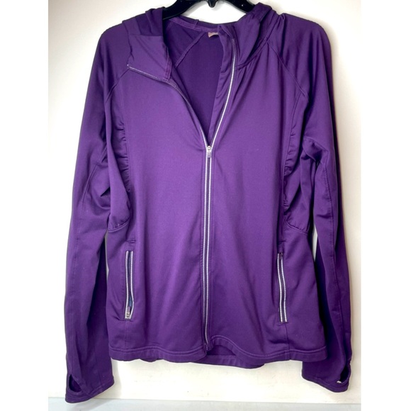 Zip Hooded Activewear Jacket 